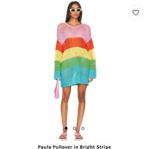 Paula Pullover in Bright Stripe